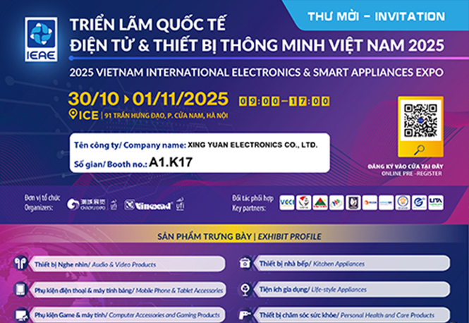 2025 Vietnam(Hanoi) International Electronics & Smart Appliances Expo